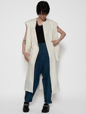 Convertible Trench Coat – Avant-Garde Layered Design